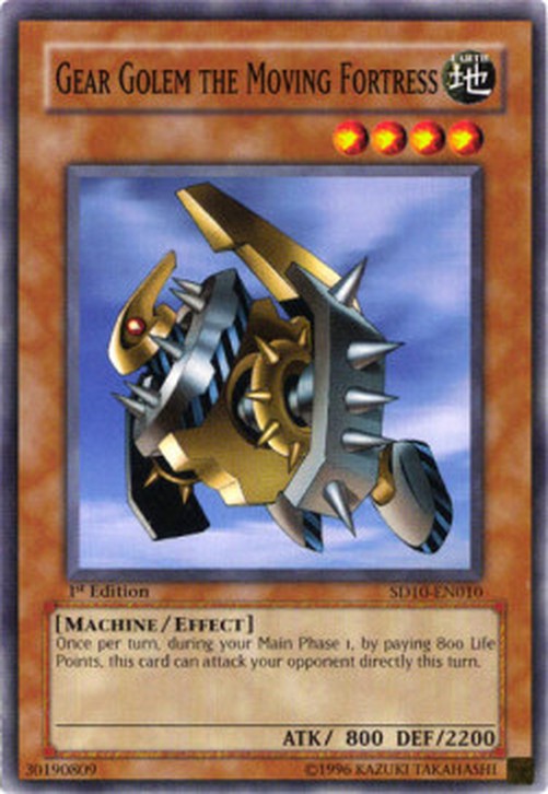 Yu-Gi-Oh! SD10 Gear Golem the Moving Fortress