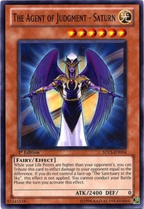 Yu-Gi-Oh! SDLS The Agent of Judgment - Saturn