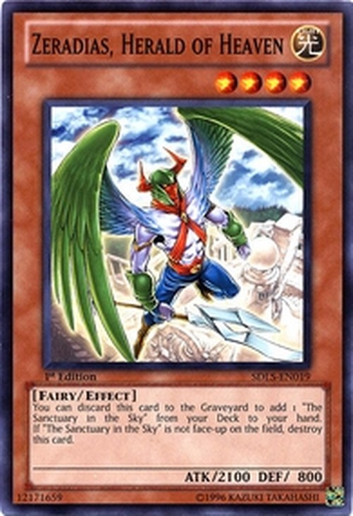 Yu-Gi-Oh! SDLS Zeradias, Herald of Heaven