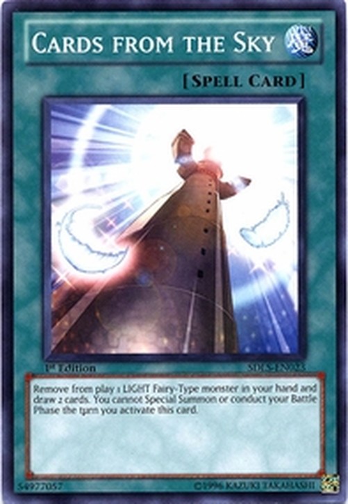 Yu-Gi-Oh! SDLS Cards from the Sky