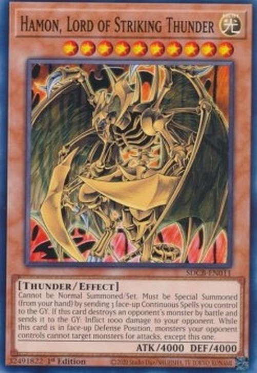 Yu-Gi-Oh! SDCB Hamon, Lord of Striking Thunder