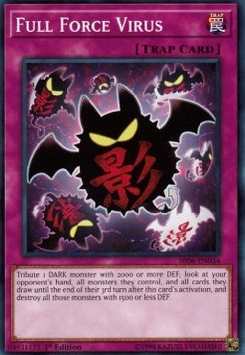 Yu-Gi-Oh! SR06 Full Force Virus