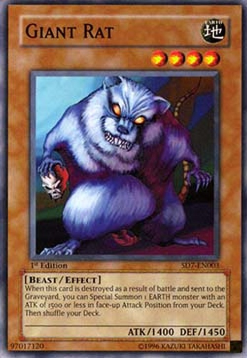 Yu-Gi-Oh! SD7 Giant Rat
