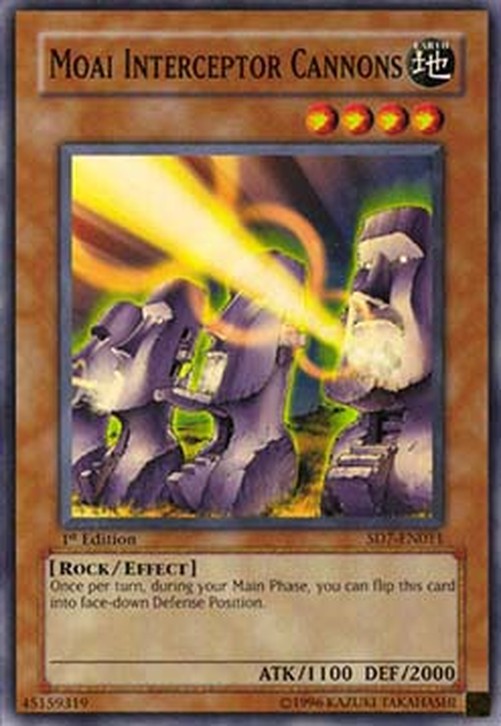 Yu-Gi-Oh! SD7 Moai Interceptor Cannons