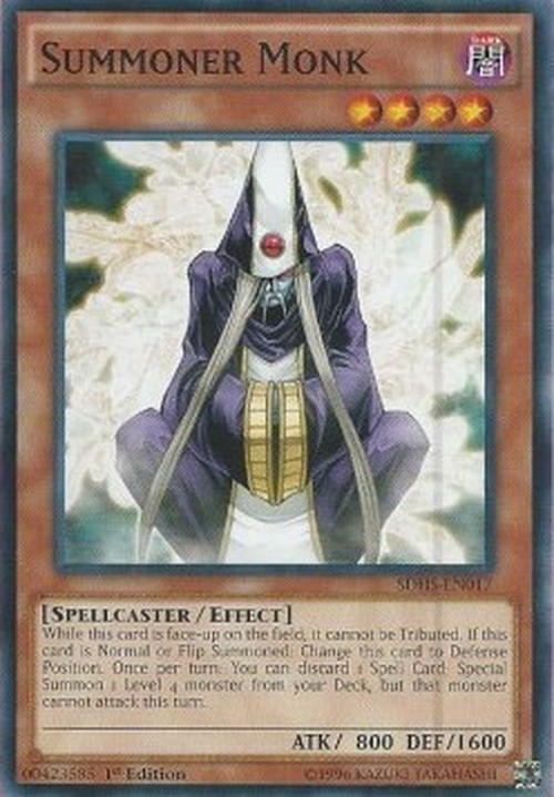 Yu-Gi-Oh! SDHS Summoner Monk