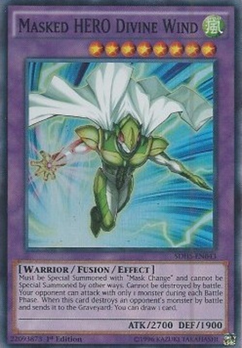 Yu-Gi-Oh! SDHS Masked HERO Divine Wind