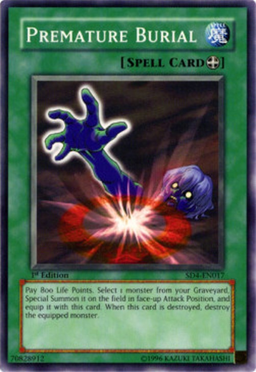 Yu-Gi-Oh! SD4 Premature Burial