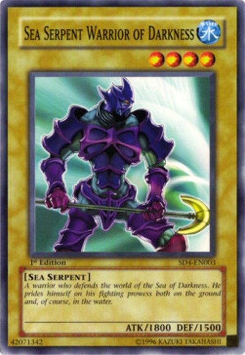 Yu-Gi-Oh! SD4 Sea Serpent Warrior of Darkness