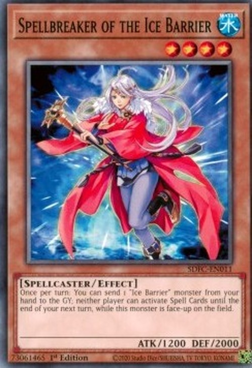 Yu-Gi-Oh! SDFC Spellbreaker of the Ice Barrier