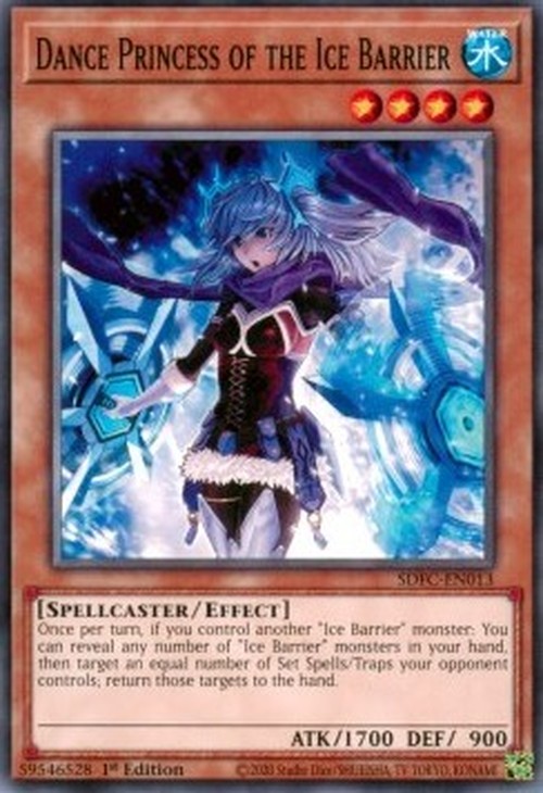 Yu-Gi-Oh! SDFC Dance Princess of the Ice Barrier