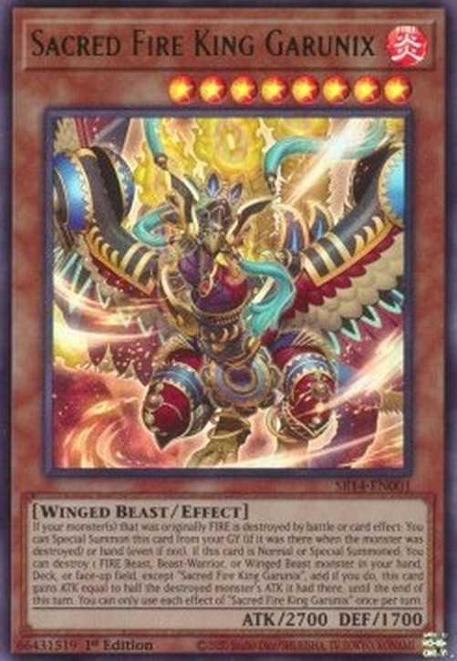 Yu-Gi-Oh! SR14 Sacred Fire King Garunix