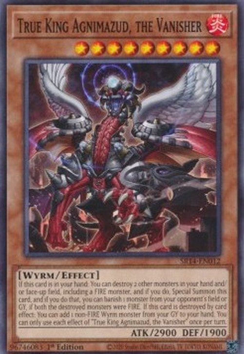 Yu-Gi-Oh! SR14 True King Agnimazud, the Vanisher