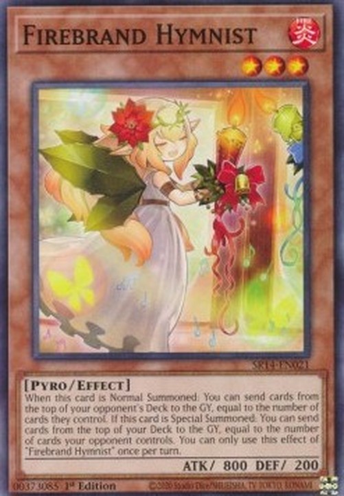 Yu-Gi-Oh! SR14 Firebrand Hymnist