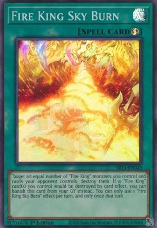 Yu-Gi-Oh! SR14 Fire King Sky Burn