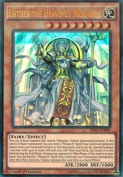 Yu-Gi-Oh! SR01 Ehther the Heavenly Monarch
