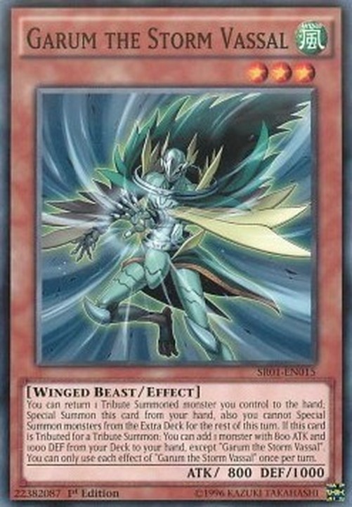 Yu-Gi-Oh! SR01 Garum the Storm Vassal
