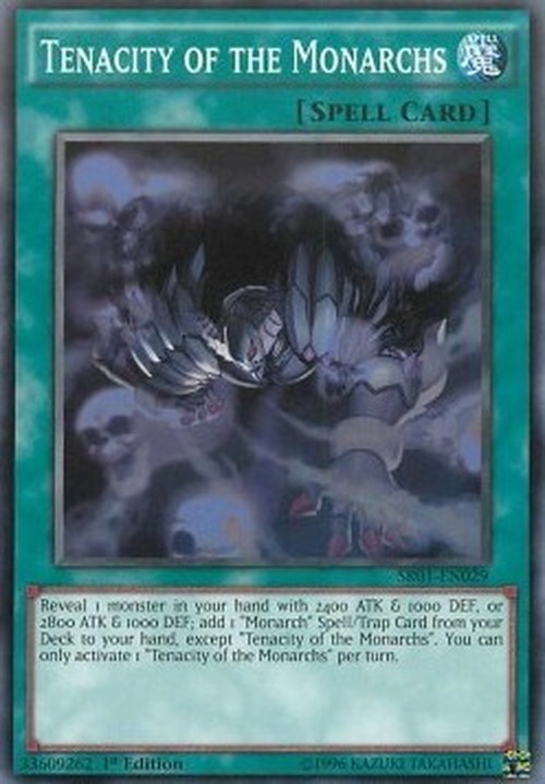 Yu-Gi-Oh! SR01 Tenacity of the Monarchs