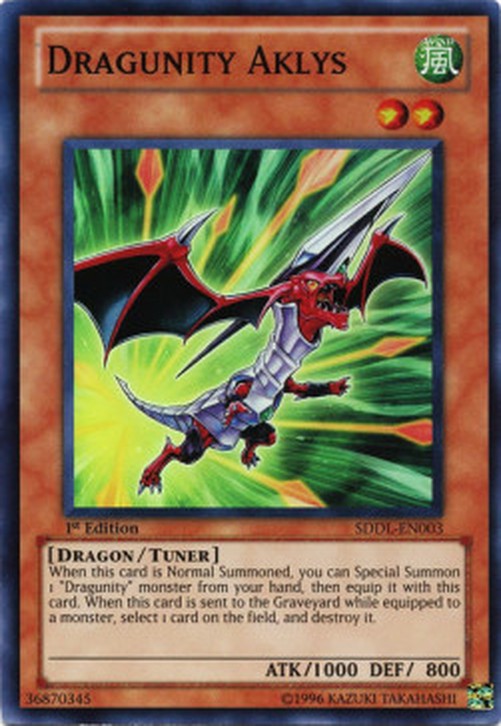 Yu-Gi-Oh! SDDL Dragunity Aklys