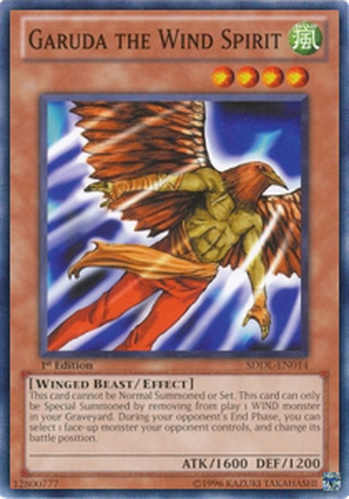 Yu-Gi-Oh! SDDL Garuda the Wind Spirit