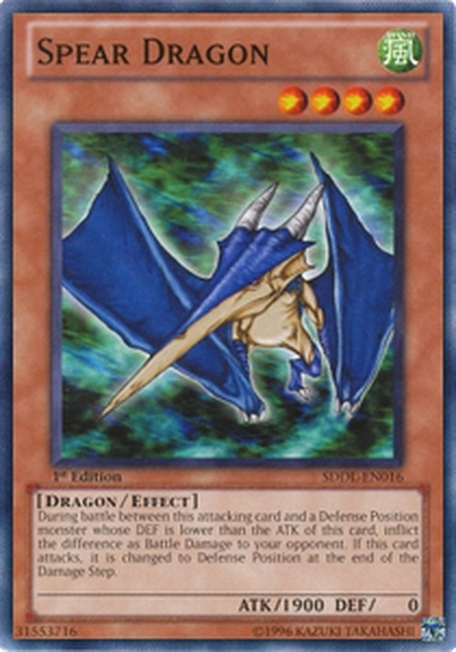 Yu-Gi-Oh! SDDL Spear Dragon