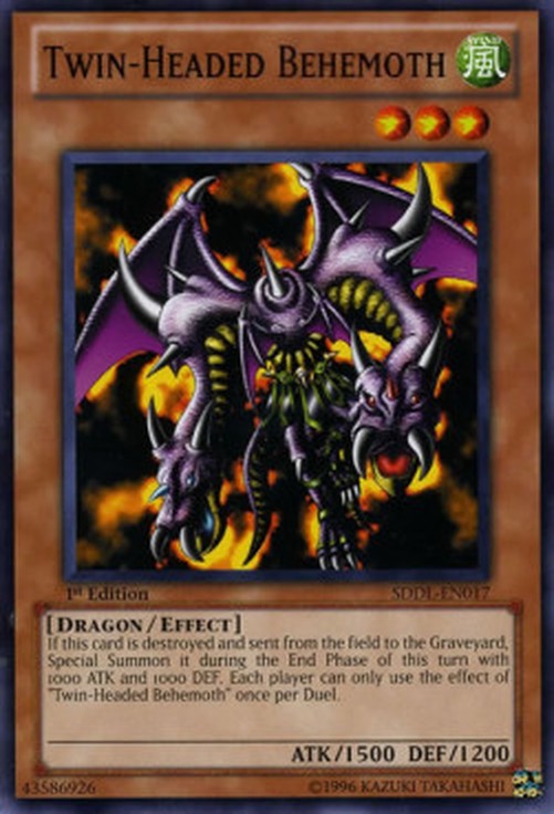Yu-Gi-Oh! SDDL Twin-Headed Behemoth
