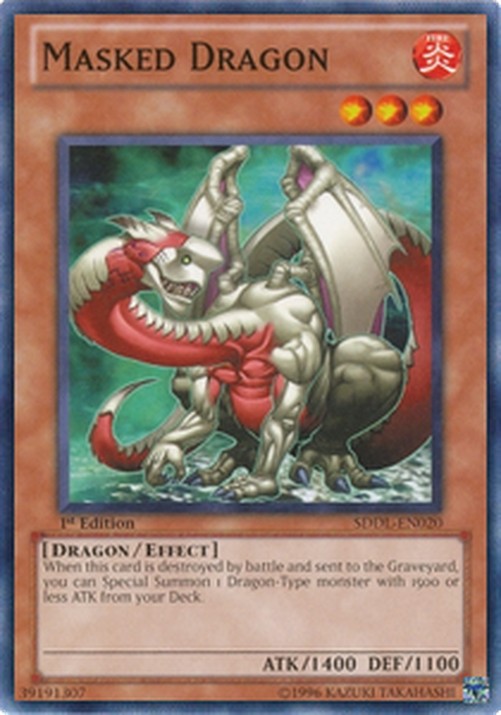 Yu-Gi-Oh! SDDL Masked Dragon