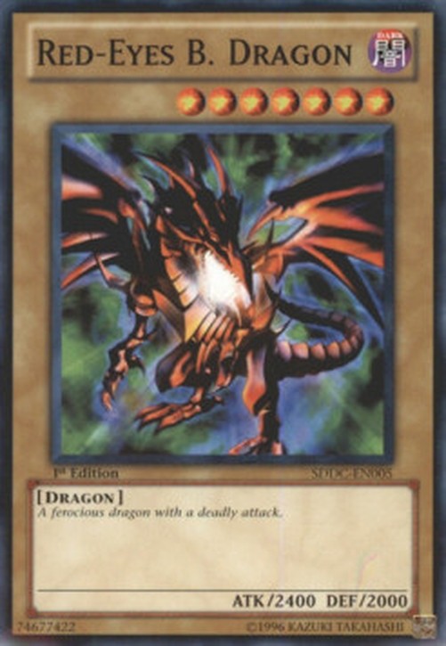 Yu-Gi-Oh! SDDC Red-Eyes Black Dragon