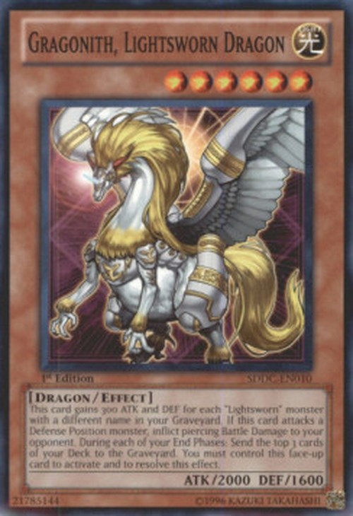 Yu-Gi-Oh! SDDC Gragonith, Lightsworn Dragon