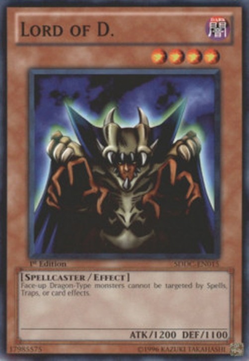 Yu-Gi-Oh! SDDC Lord of D.
