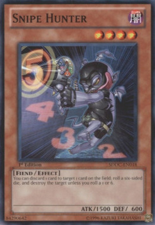 Yu-Gi-Oh! SDDC Snipe Hunter