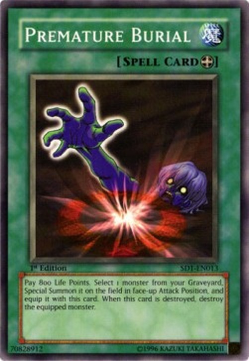 Yu-Gi-Oh! SD1 Premature Burial
