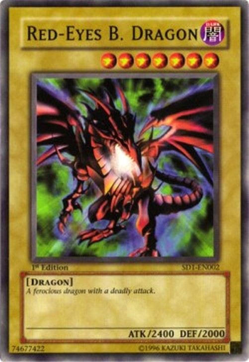 Yu-Gi-Oh! SD1 Red-Eyes Black Dragon