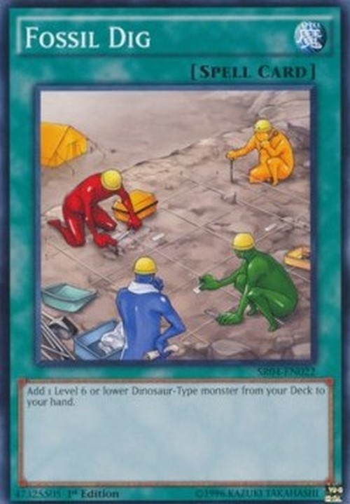 Yu-Gi-Oh! SR04 Fossil Dig