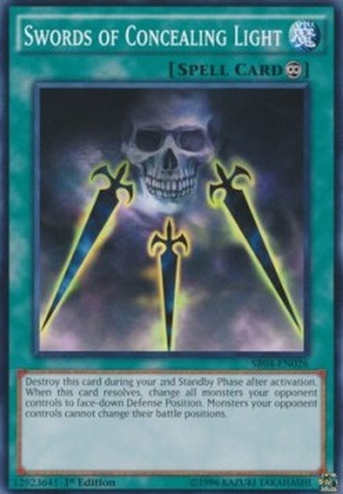 Yu-Gi-Oh! SR04 Swords of Concealing Light