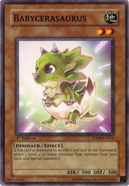 Yu-Gi-Oh! SD09 Babycerasaurus