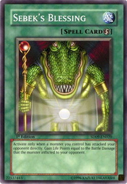 Yu-Gi-Oh! SD09 Sebek's Blessing
