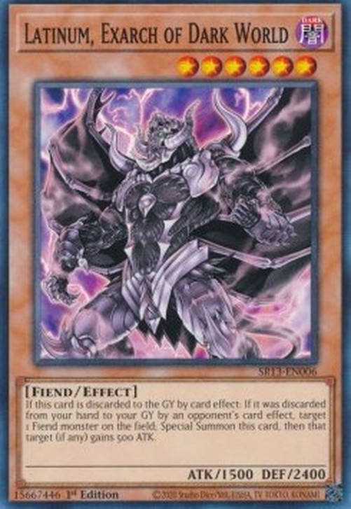 Yu-Gi-Oh! SR13 Latinum, Exarch of Dark World