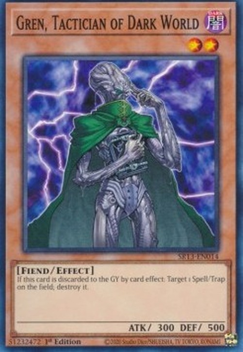 Yu-Gi-Oh! SR13 Gren, Tactician of Dark World
