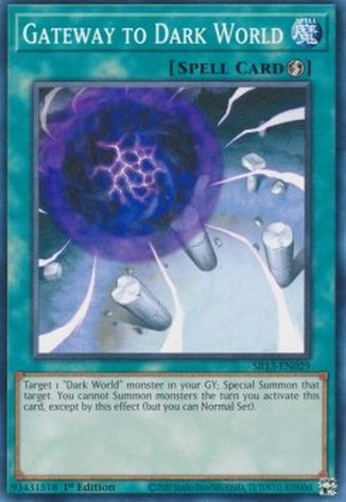 Yu-Gi-Oh! SR13 Gateway to Dark World