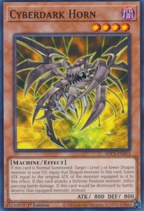Yu-Gi-Oh! SDCS Cyberdark Horn