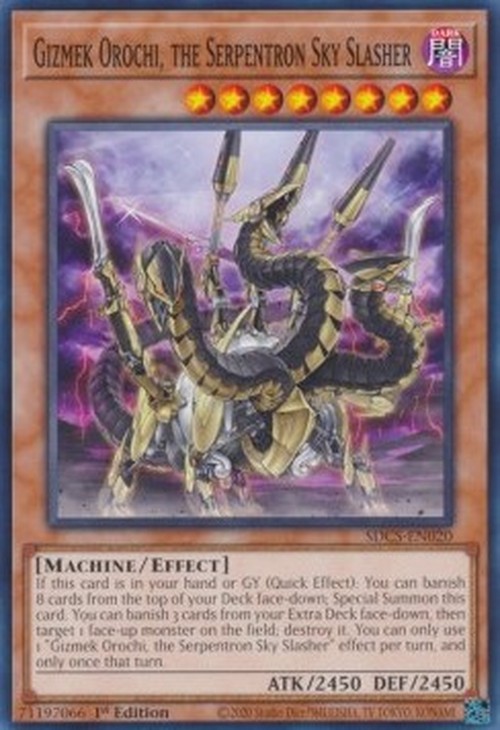 Yu-Gi-Oh! SDCS Gizmek Orochi, the Serpentron Sky Slasher