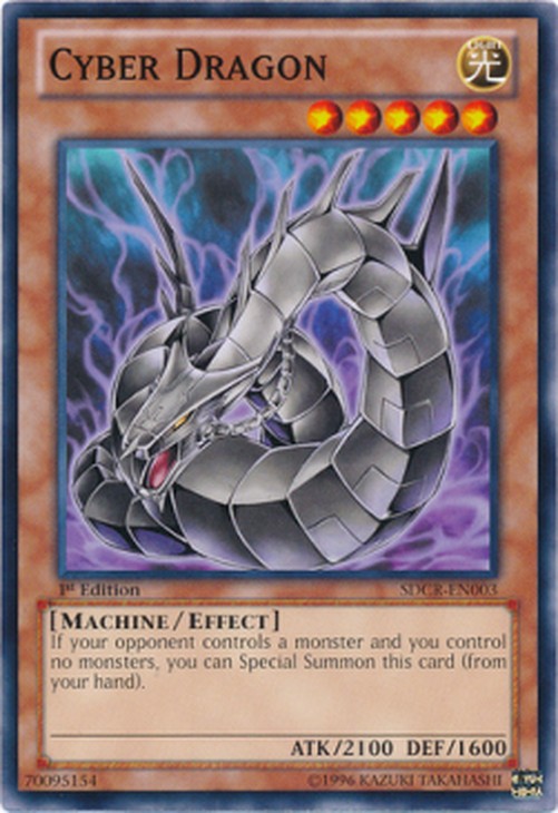 Yu-Gi-Oh! SDCR Cyber Dragon (V.1 - Common)
