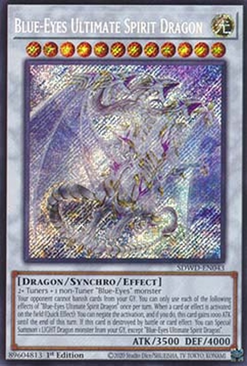 Yu-Gi-Oh! SDWD Blue-Eyes Ultimate Spirit Dragon (V.2 - Secret Rare)