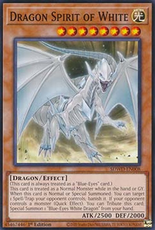 Yu-Gi-Oh! SDWD Dragon Spirit of White