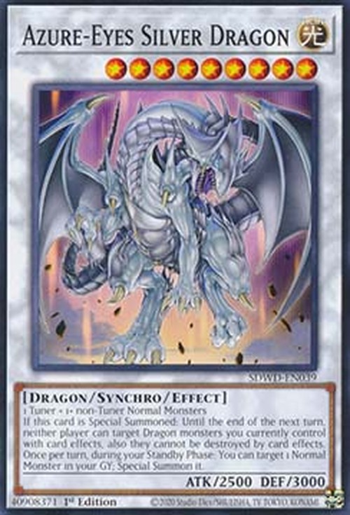 Yu-Gi-Oh! SDWD Azure-Eyes Silver Dragon