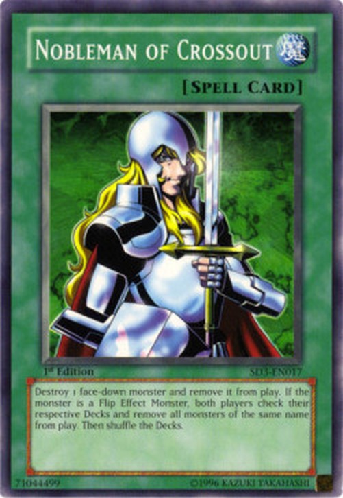 Yu-Gi-Oh! SD3 Nobleman of Crossout