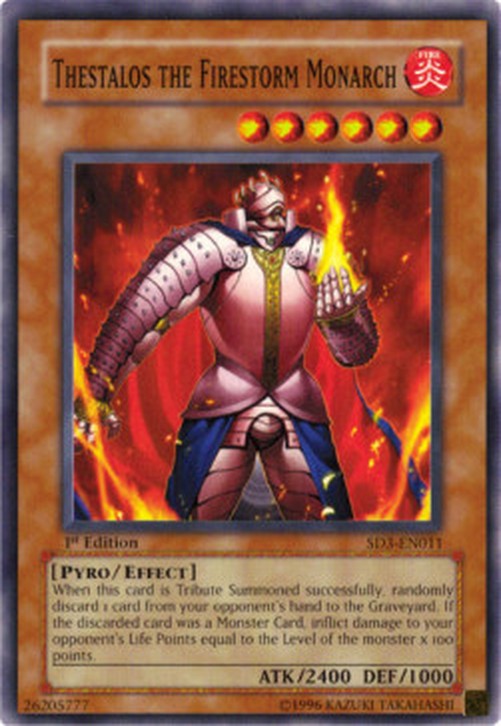Yu-Gi-Oh! SD3 Thestalos the Firestorm Monarch