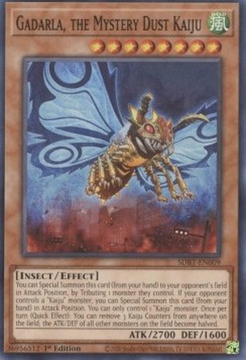 Yu-Gi-Oh! SDBT Gadarla, the Mystery Dust Kaiju
