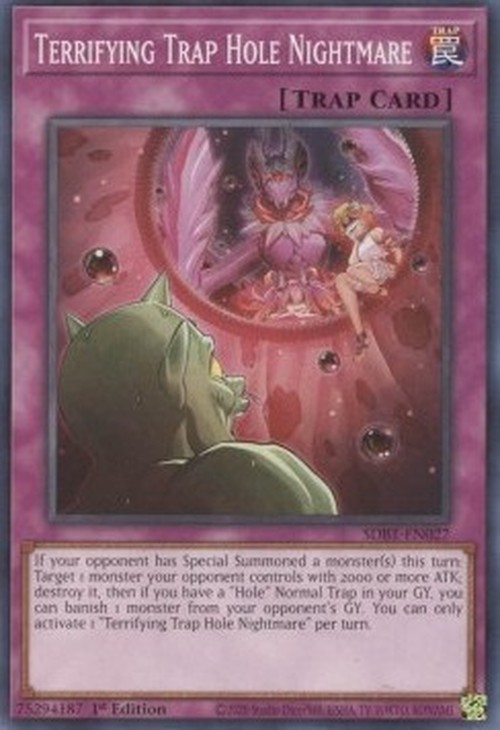 Yu-Gi-Oh! SDBT Terrifying Trap Hole Nightmare