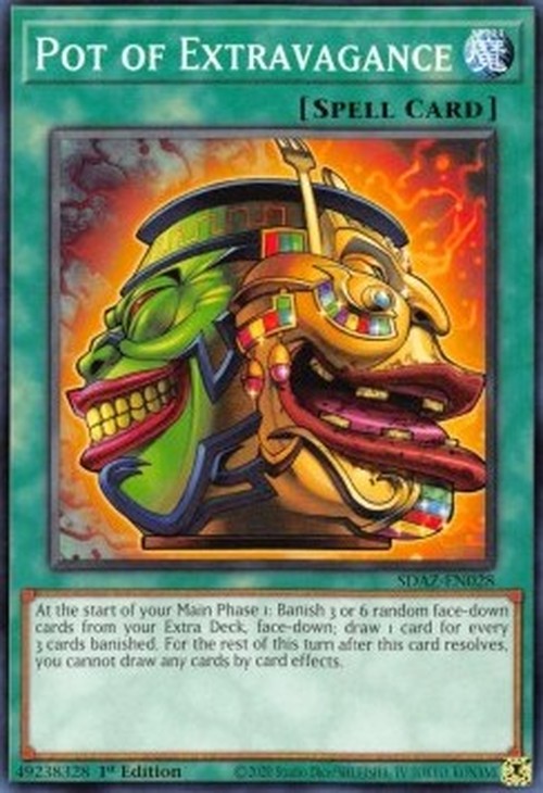 Yu-Gi-Oh! SDAZ Pot of Extravagance